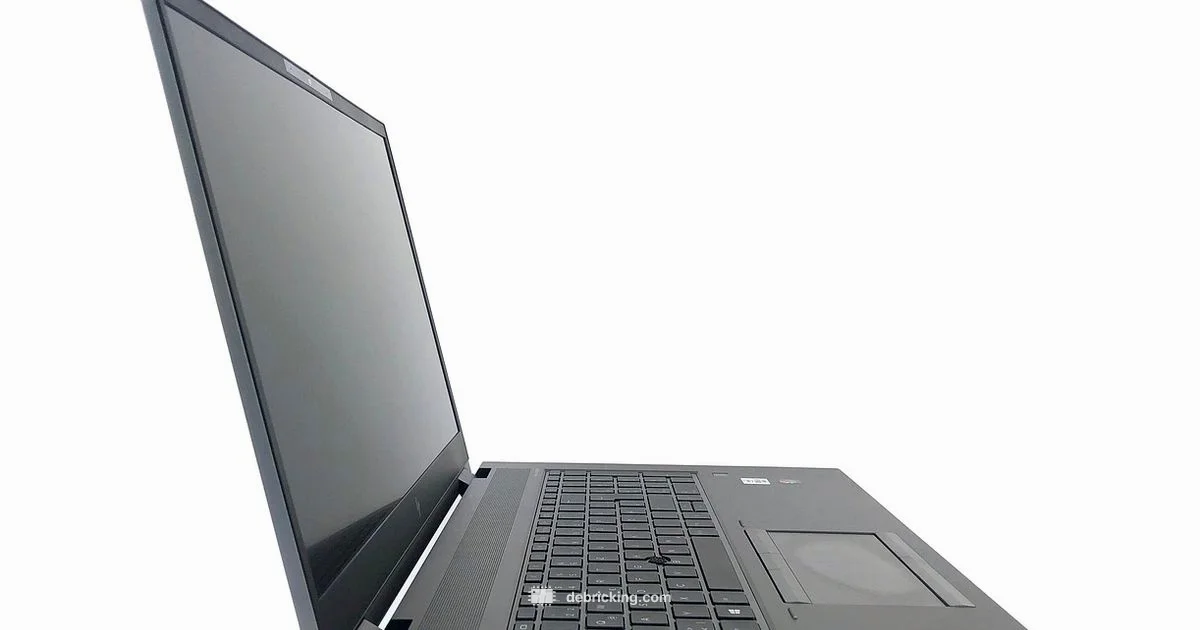 HP Laptop Firmware - Debricking