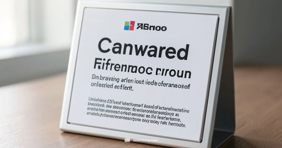 Firmware Version - Debricking