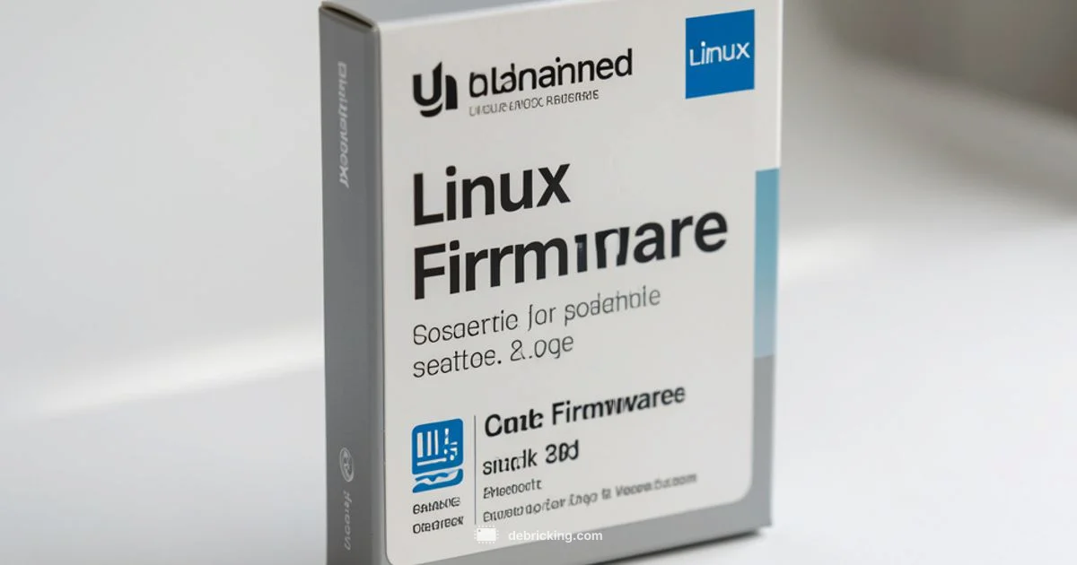 Linux Firmware Package - Debricking