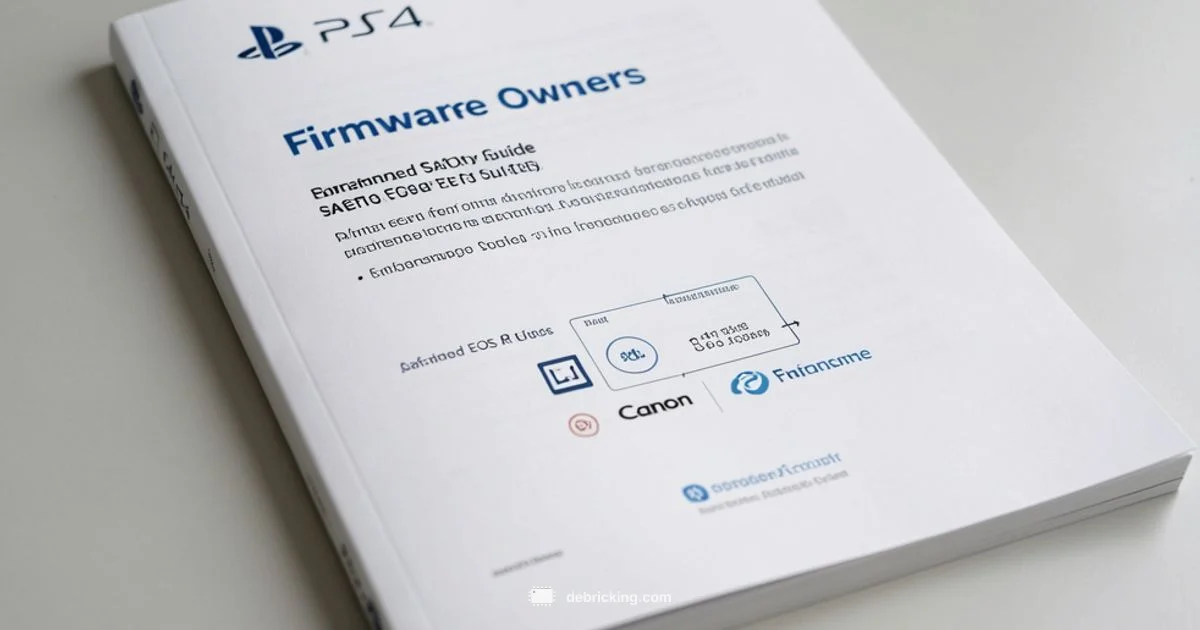 PS4 Firmware Safety - Debricking