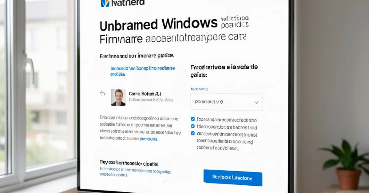 Windows Firmware Update - Debricking