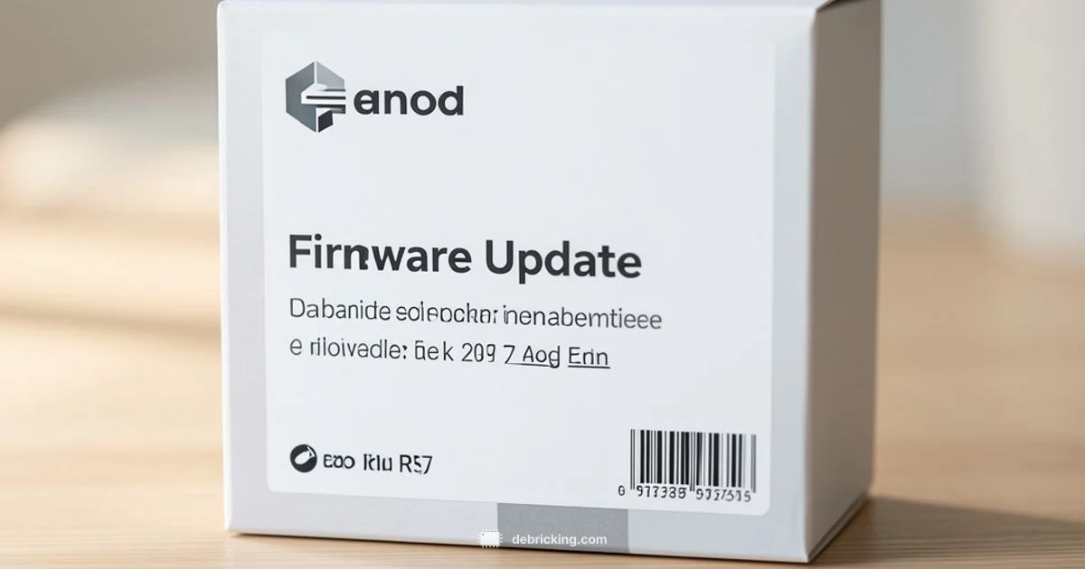 Firmware Setup - Debricking