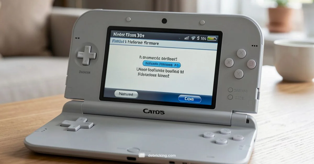 3DS Firmware Update - Debricking