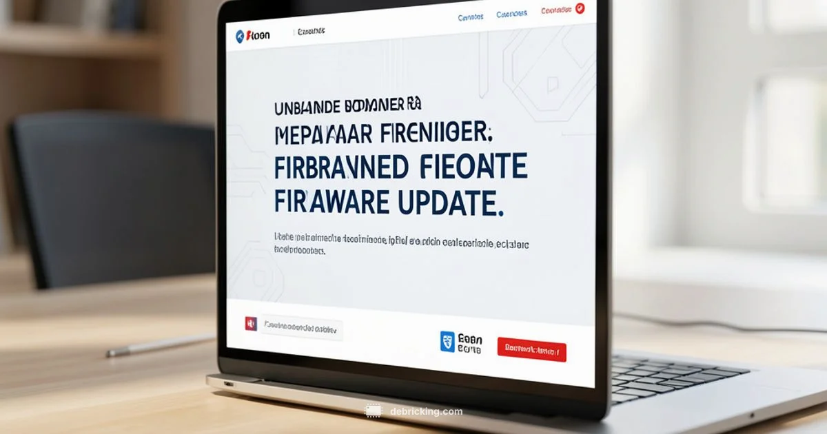 Firmware Update Guide - Debricking
