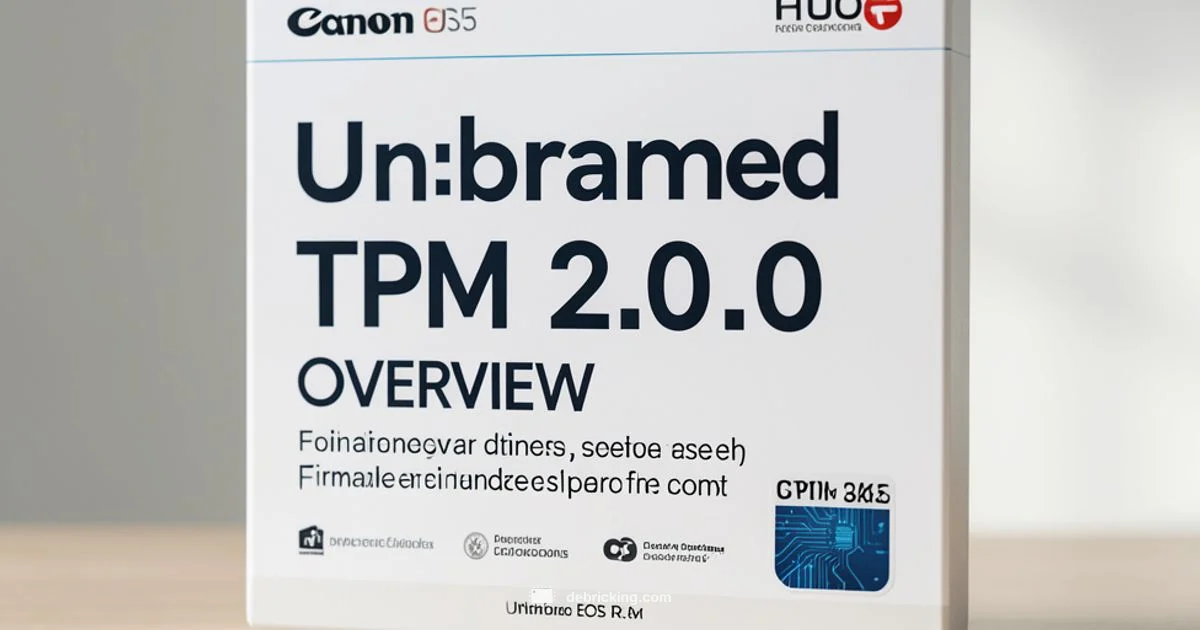 TPM 2.0 Guide - Debricking