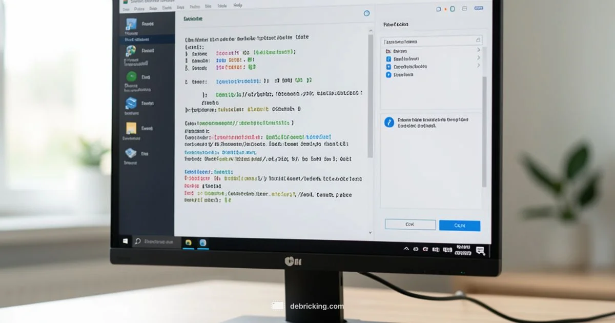 Monitor Firmware - Debricking