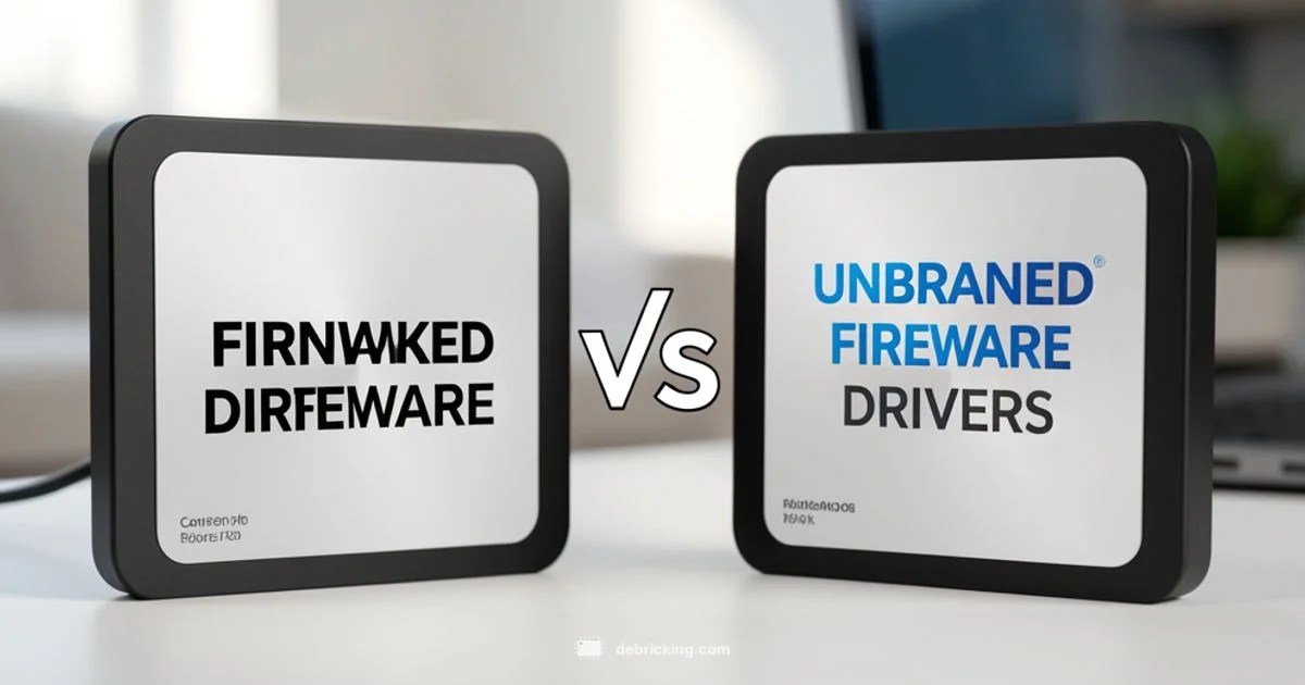Firmware vs Drivers - Debricking